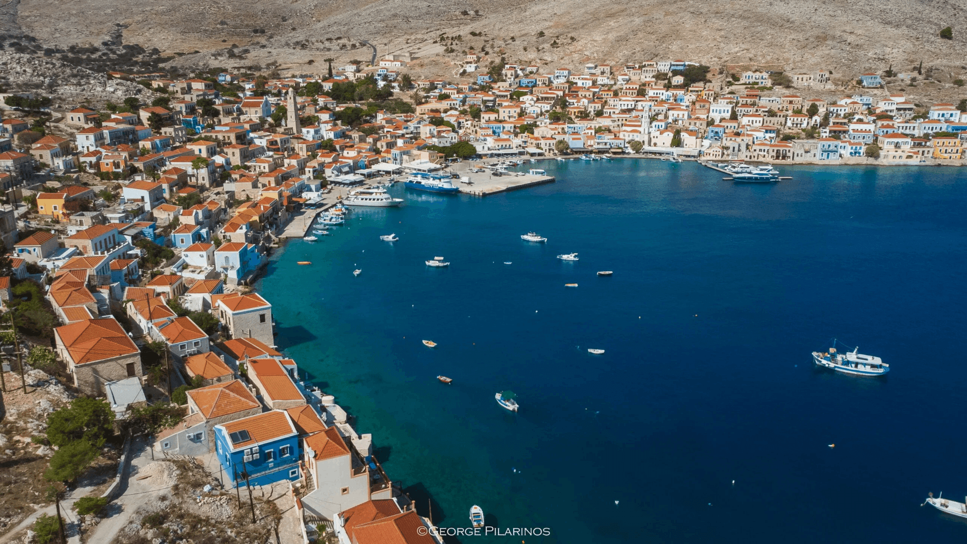 Halki Aerial View