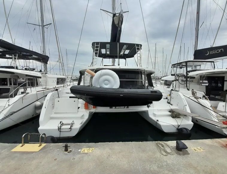 Lagoon 46 catamaran charter Corfu Greece — Thalasea