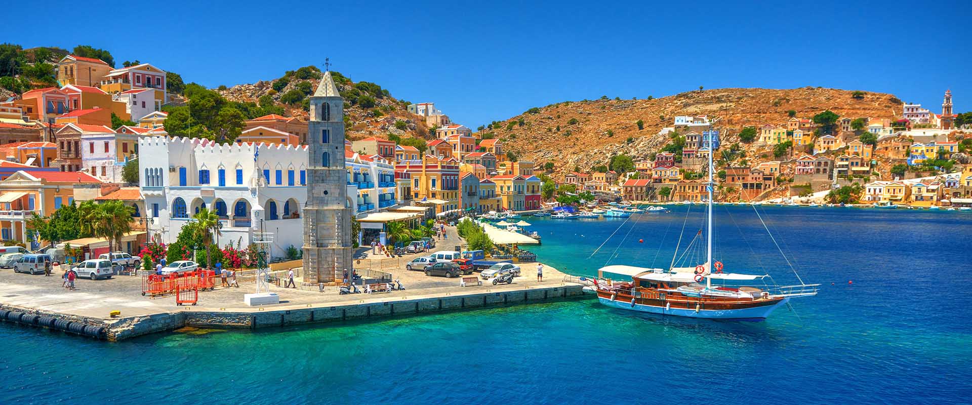 Symi Colorful Harbor